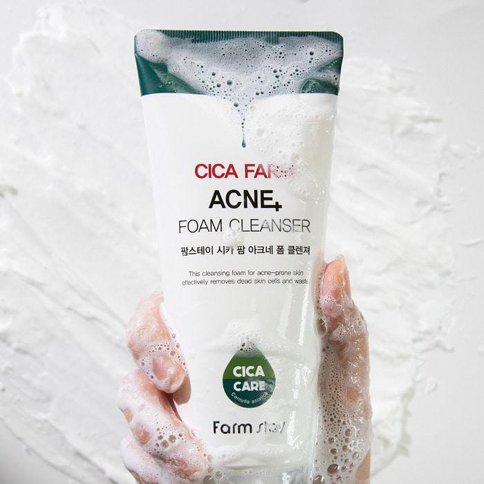 [Farmstay] Cica Farm Acne Foam Cleanser 180ml