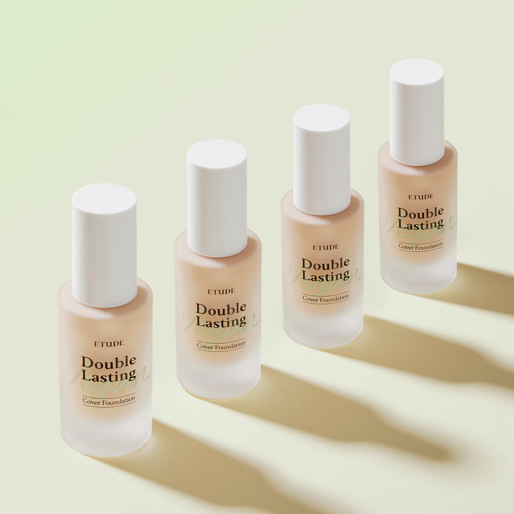 [Etude House] Double Lasting Vegan Cover Foundation 30g - No.21N1 Neutral Beige